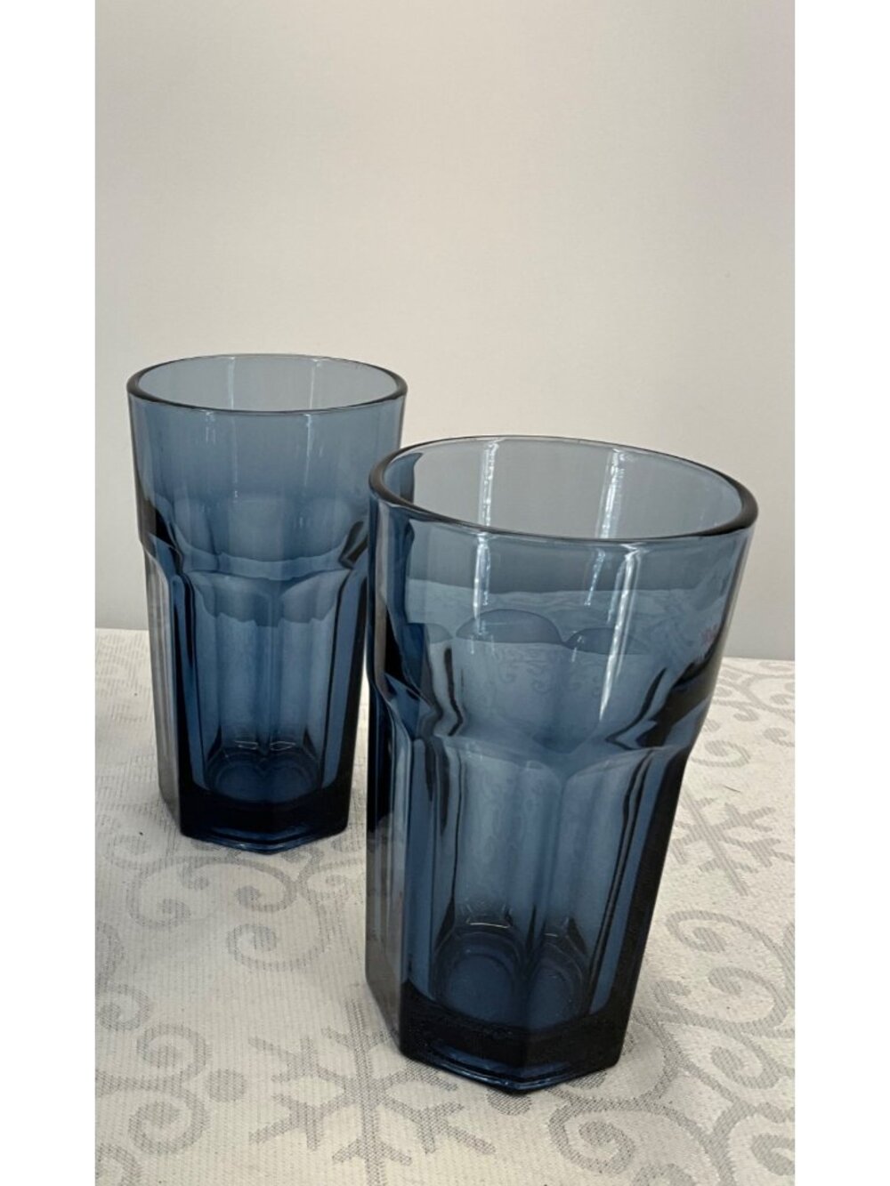 Libbey Gibraltar Dusky Blue Set Of 2 Blue‎ Juice Glasses
